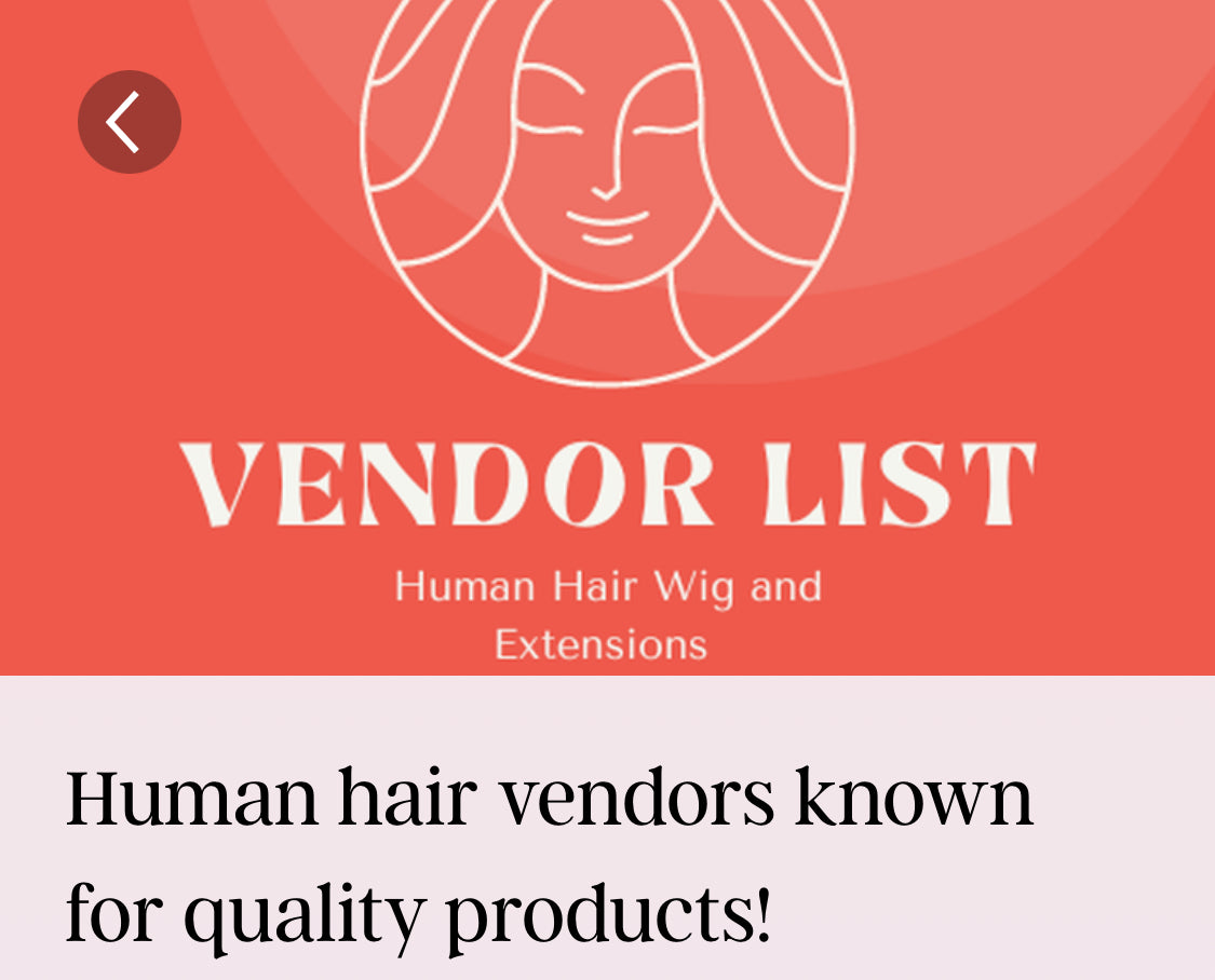 Human Hair Vendor