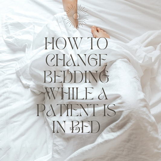 How to Change bedding while a patient is in Bed