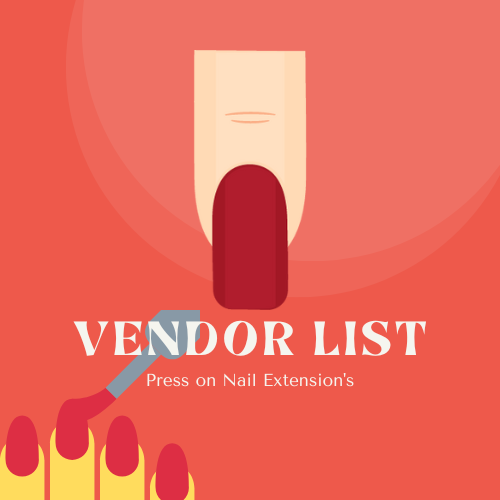 Press on Nail Vendors List